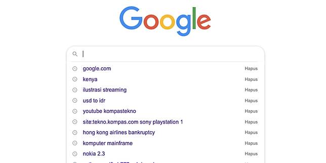 Begini Cara Menghapus Riwayat Pencarian Google Di Ponsel Android Kompas Com Line Today