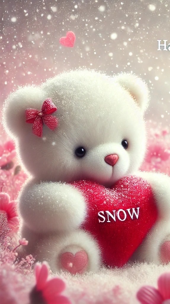 Snow Bear 🧸❄️⛄️