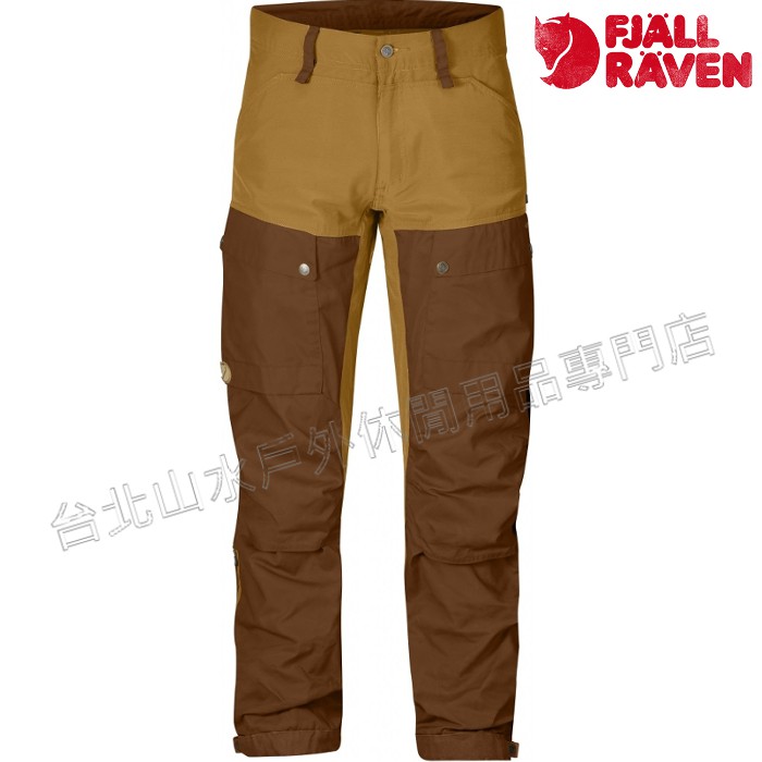 Fjallraven 小狐狸工作褲/休閒褲/ Keb 彈性耐磨長褲/登山褲 82830R 男 230-166 栗子/橡子 品名：Fjallraven Keb Trousers 男款 G-1000 合身