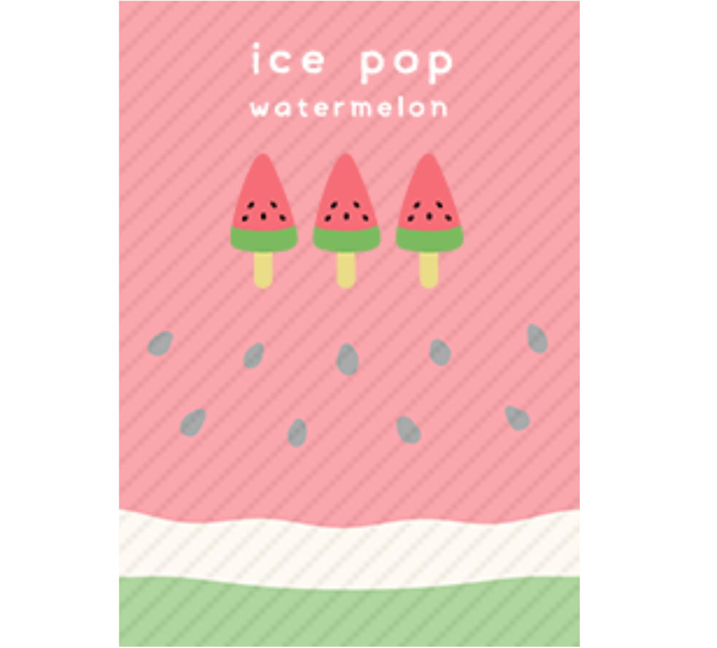 ice pop*watermelon#fresh