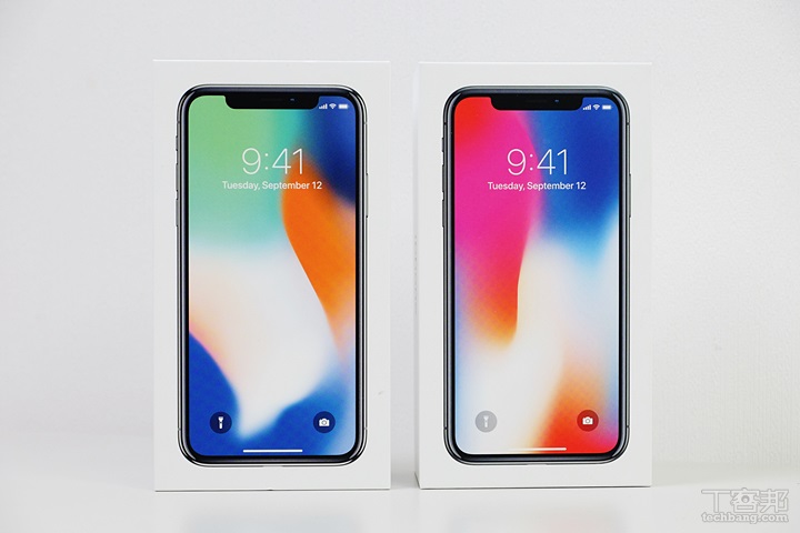 iPhone X 太空灰、銀色開箱，Geekbench 跑分破萬