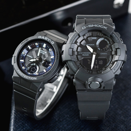 【七夕限時6折up!】G-SHOCK x BABY-G 霸氣經典黑情人對錶 GBA-800-1ADR+BGA-250-1ADR 情侶對錶 樹脂錶帶 熱賣中!