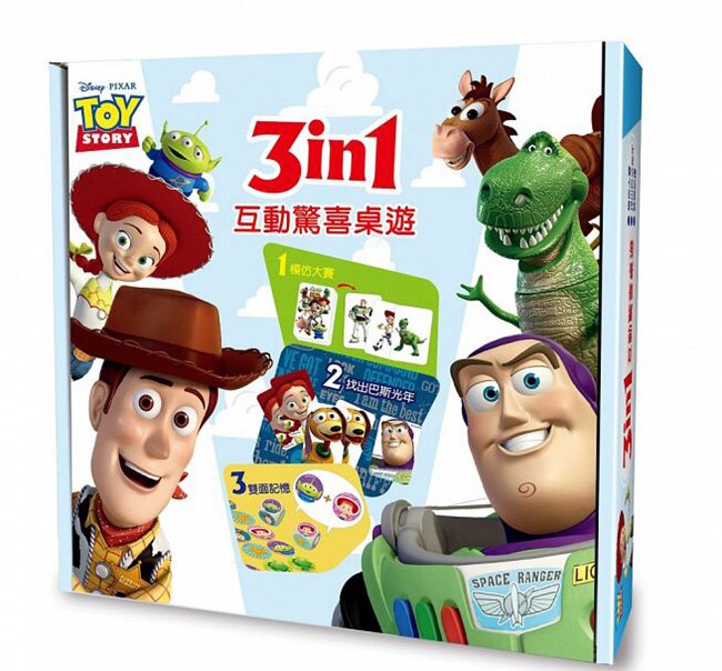 【樂桌遊】迪士尼3 in 1系列-玩具總動員(繁中版) 323034