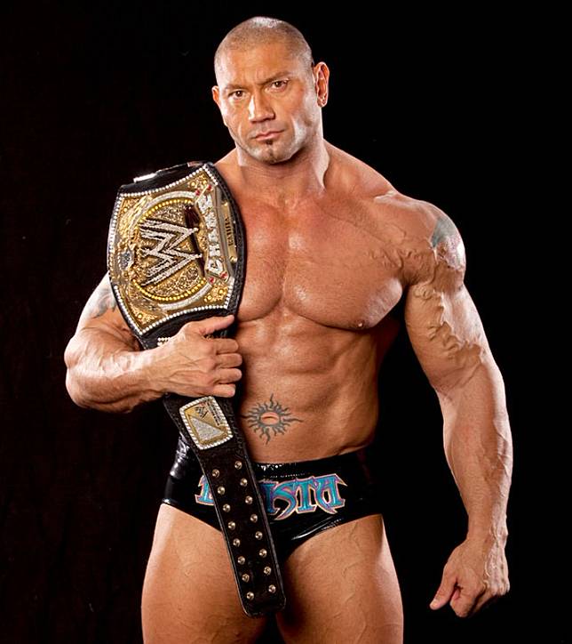 Batista sebagai WWE Champion