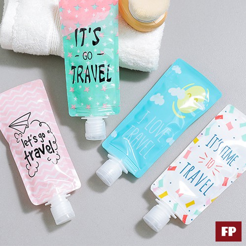 [限量供應]乳液分裝袋化妝品分裝袋乳液瓶洗髮精分裝瓶攜帶式分裝袋旅遊用【D1-00009】