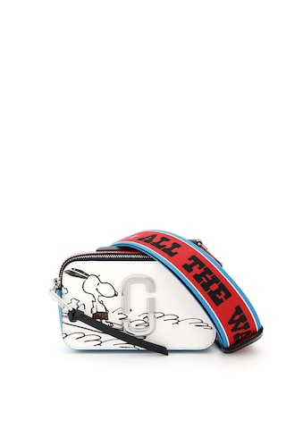 MARC JACOBS (THE) THE SNAPSHOT SMALL CAMERA BAG PEANUTS X MARC JACOBS COLLABORATION OS White, Light