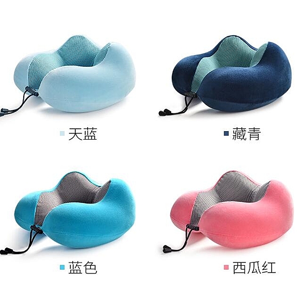 u型枕旅行護頸枕頸椎飛機頸部靠枕脖子汽車午睡頭枕記憶棉u形枕頭