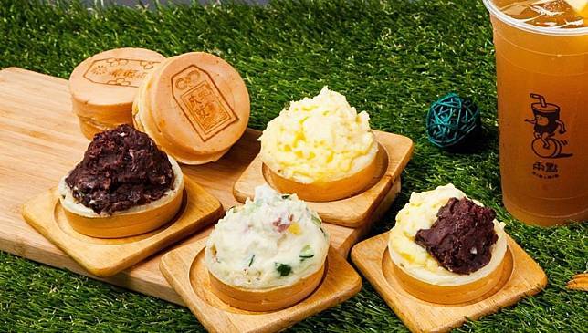 圖/兩點（手作茶飲＋車輪餅）