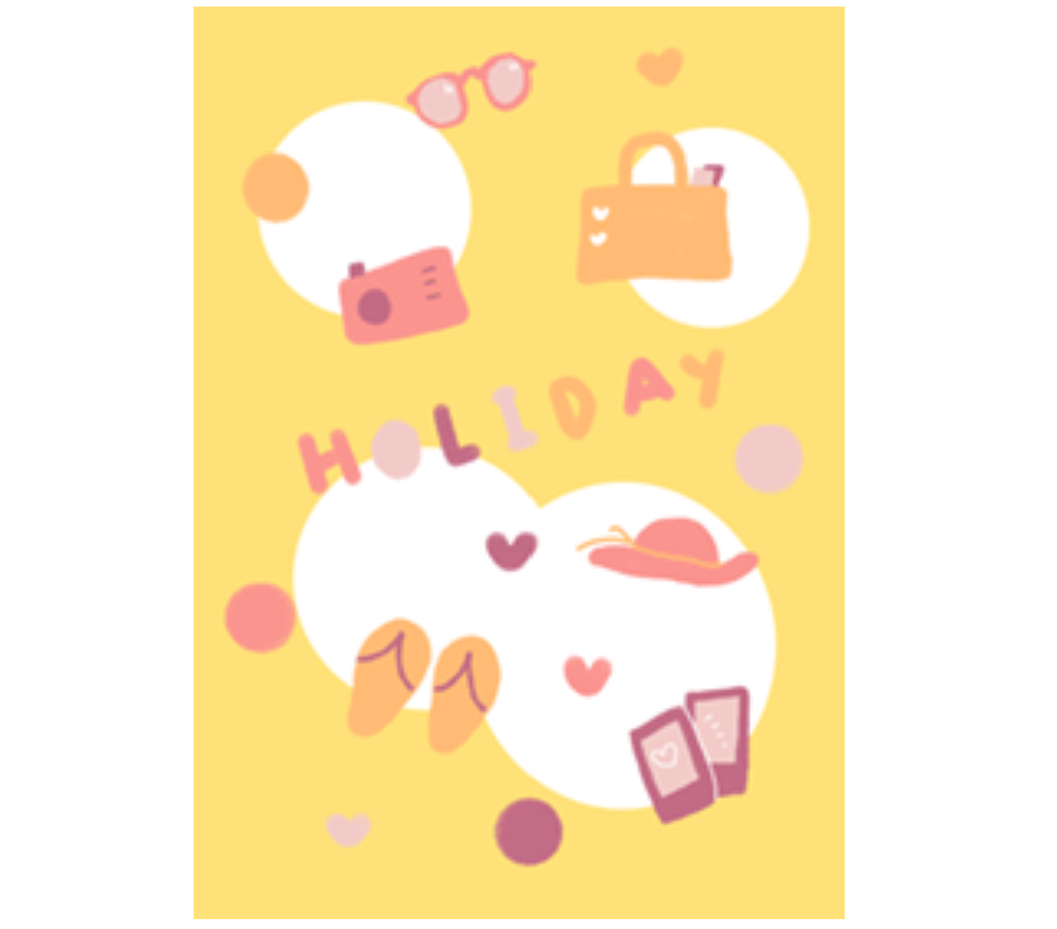 Holiday is happiness