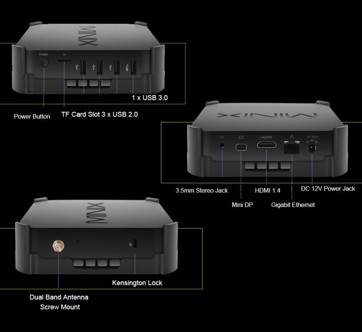 MINIX NEO Z83-4U迷你電腦搭Ubuntu作業系統，符合基本娛樂、文書需求