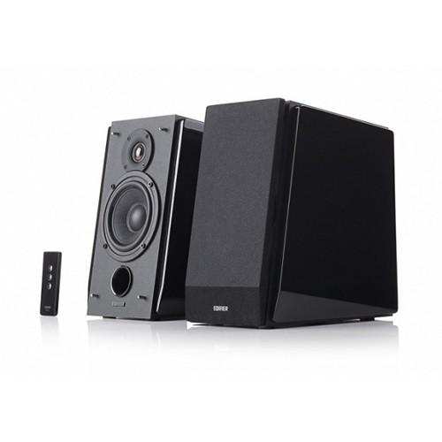 獨特的梯形箱體聲學設計，音色純淨，造型優雅。全木質箱體結構，有效杜絕箱體諧振和箱聲。Edifier R1800TIII 2聲道喇叭全木質梯形箱體設計｜減少駐波干擾，音色純淨，造型典雅令人眼前一亮的質感