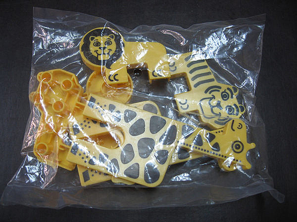 【台灣製我高】OK積木大顆粒專用動物配件包(長頸鹿、獅子、老虎)