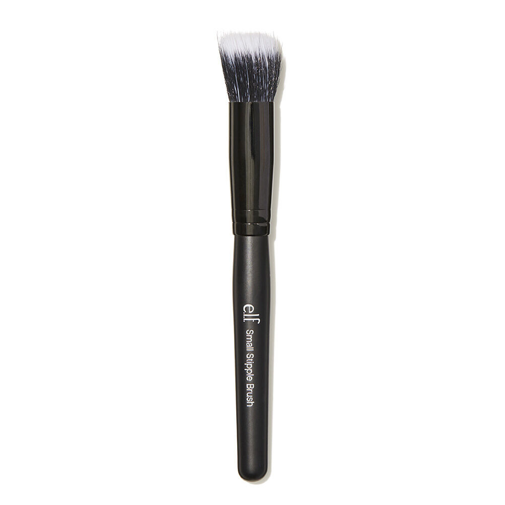 專櫃刷具推薦2：MAC #187SH 專業彩妝刷，NT.1750 激似款>>E.L.F SMALL STIPPLE BRUSH，約NT.120
