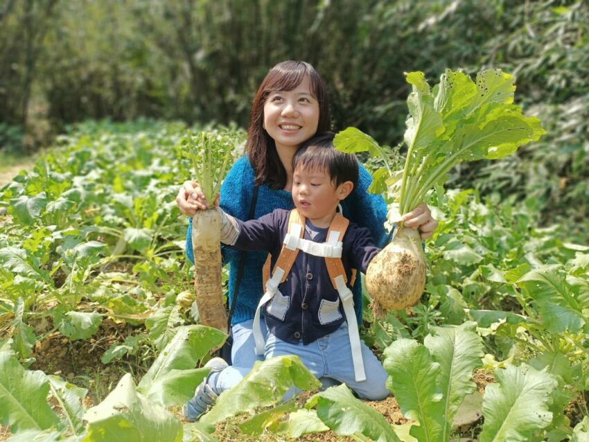 基隆親子景點｜孩子們還能來這裡當個小小農夫，體驗挖山藥、挖竹筍、拔蘿蔔的樂趣