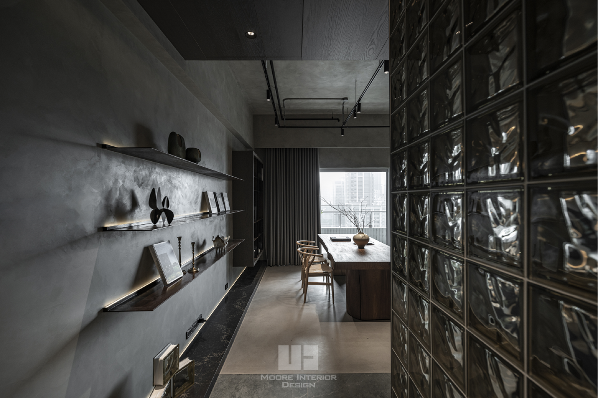 玻璃磚；空間設計；室內設計