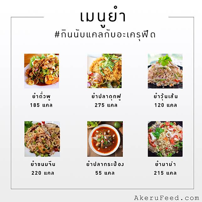 รู้ก่อนทาน! แคลอรี่ในเมนูอาหารไทย ทานยังไงไม่เพิ่มความอ้วน!!