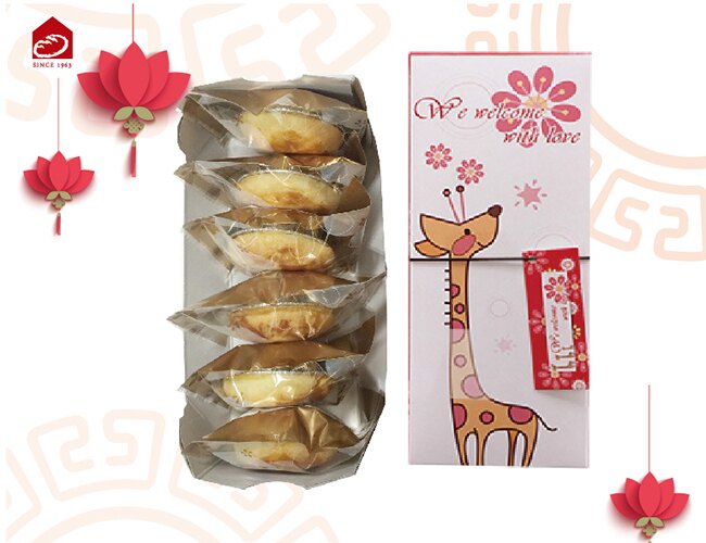 ★ 使用美國紅人乳酪製作 ★ 濃郁滑順的奶皇餡 ★ 過年過節最佳伴手禮