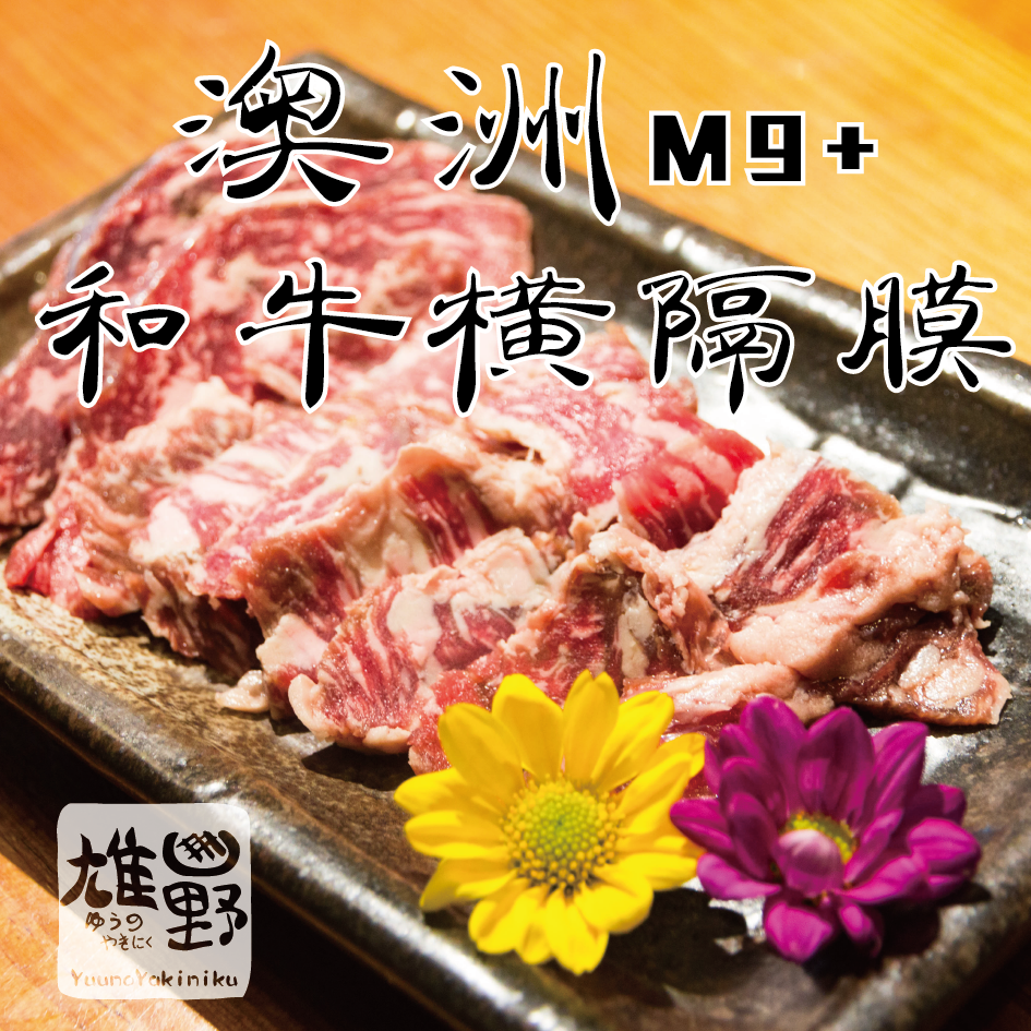 【雄野燒肉】澳洲和牛最頂級M9+ 橫隔膜 媲美日本A4、A5等級 300g/份。人氣店家雄野燒肉食堂的牛肉專區-難以言喻極鮮甜、柔嫩Q彈澳洲牛有最棒的商品。快到日本NO.1的Rakuten樂天市場的安