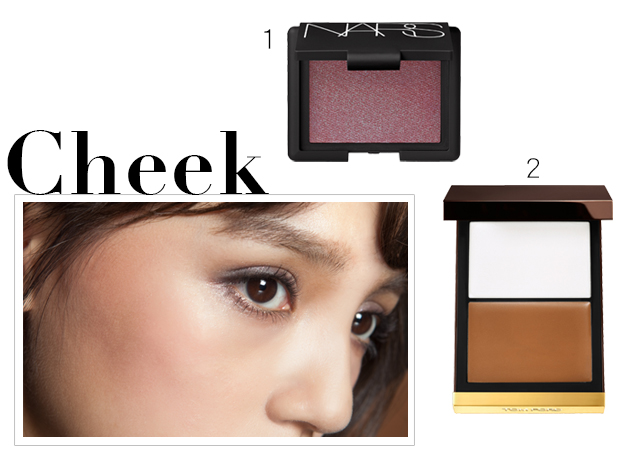 乾燥玫瑰色腮紅