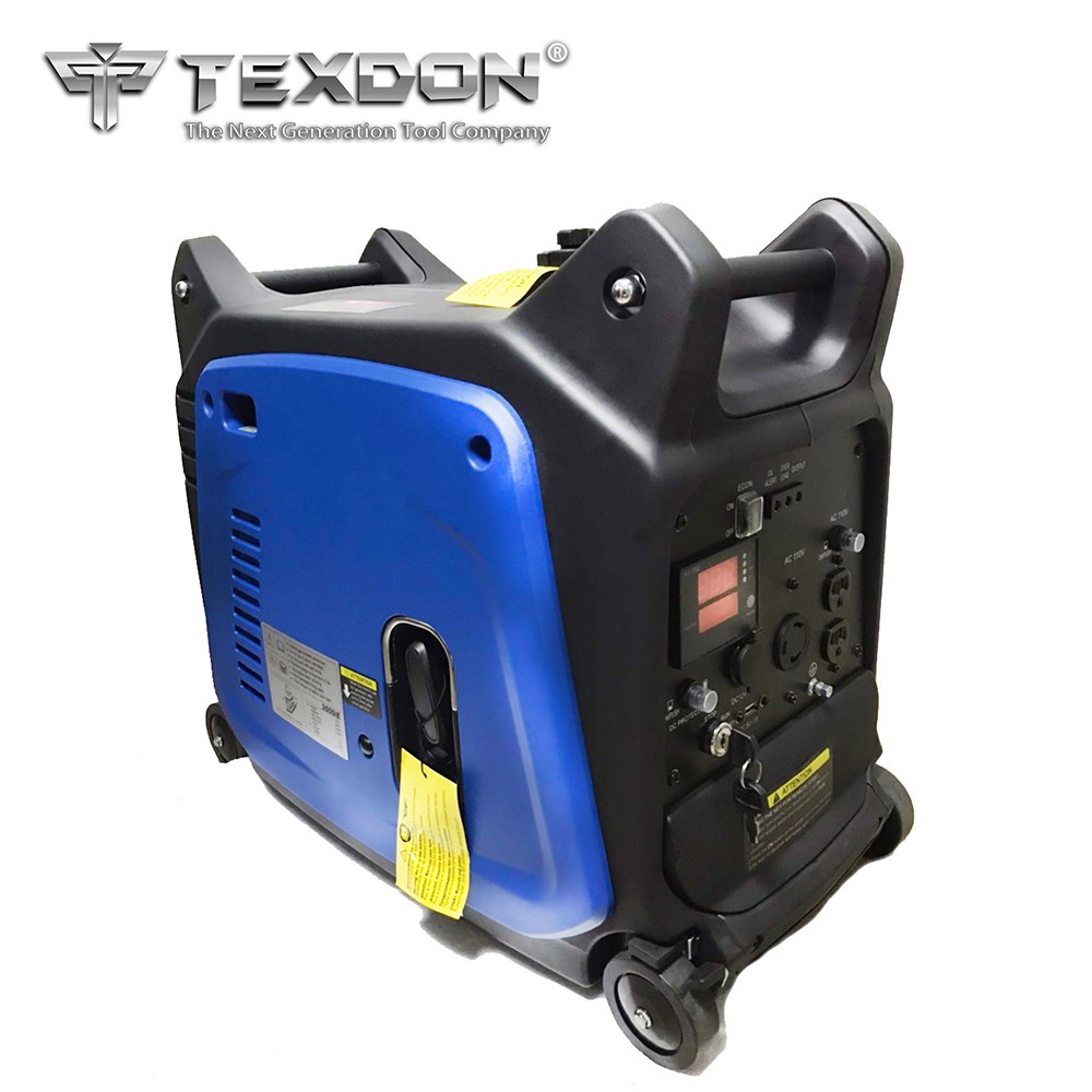 TEXDON 得世噸 四行程 變頻電子遙控發電機 液晶顯示 可遠端遙控 GS3500iE 四行程靜音發電機 露營發電*現貨供應中...加贈( 4行程機油一罐 )*{全新技術} 可鑰匙發動，也可遙控啟動