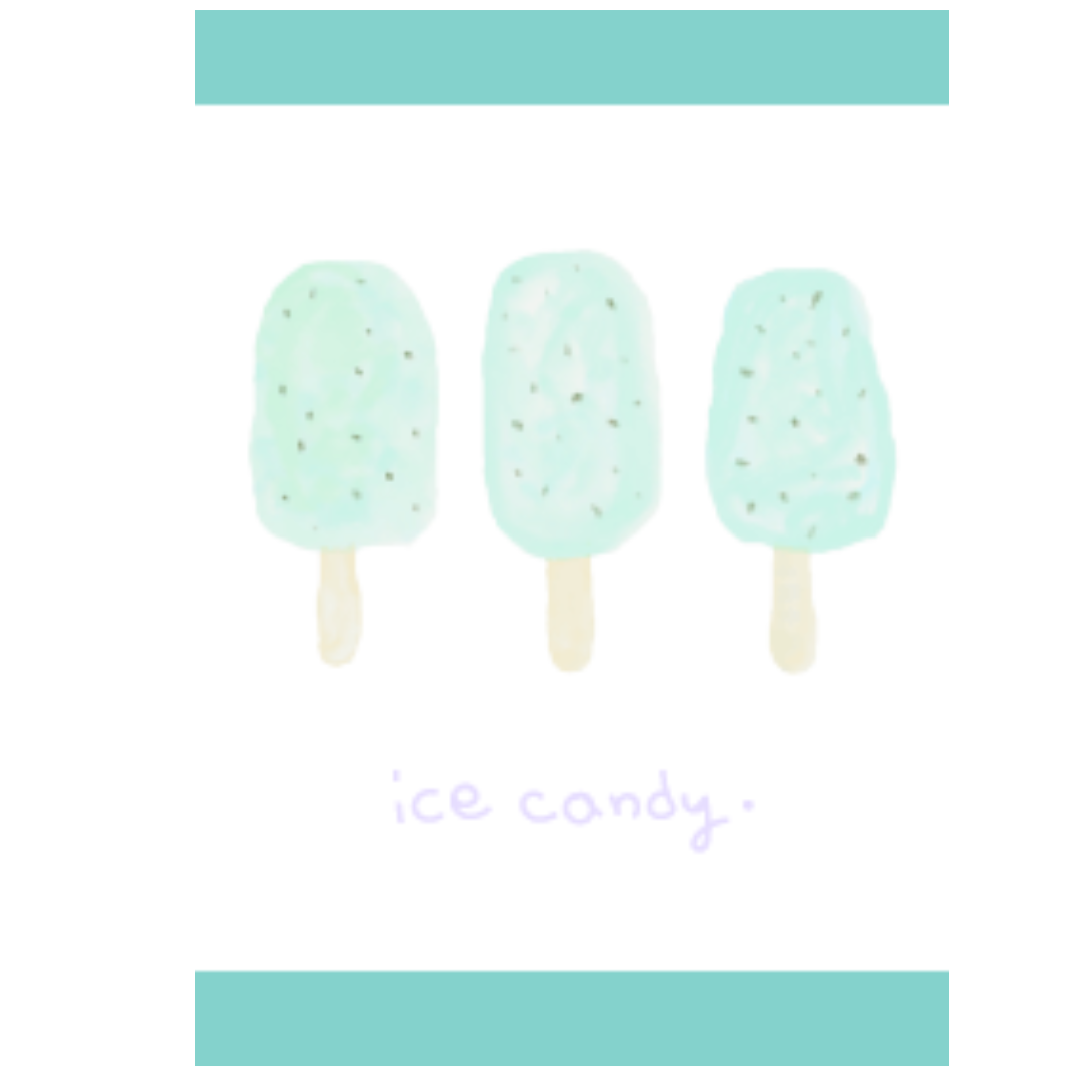 Watercolor :Chocolate mint ice2 WV