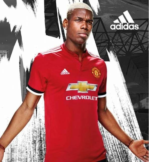 Paul Pogba Kenakan Jersey Kandang MU untuk Musim Depan, Begini Penampakannya