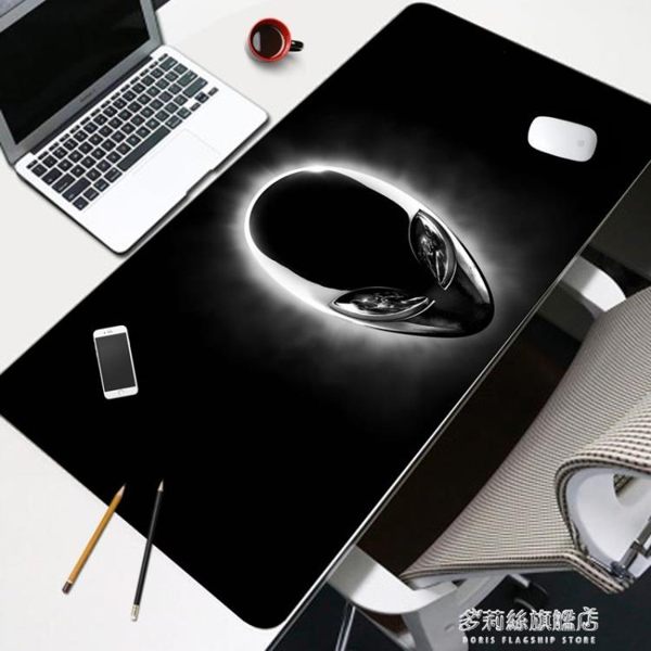 滑鼠墊-超大號外星人滑鼠墊加厚電競游戲電腦辦公寫字書桌墊滑鼠鍵盤墊 多麗絲旗艦店