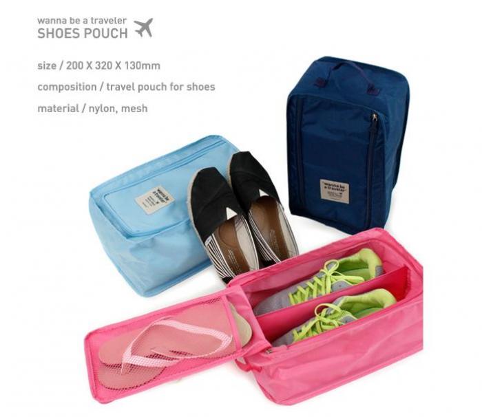 韓版旅行收納鞋袋(多色任選)