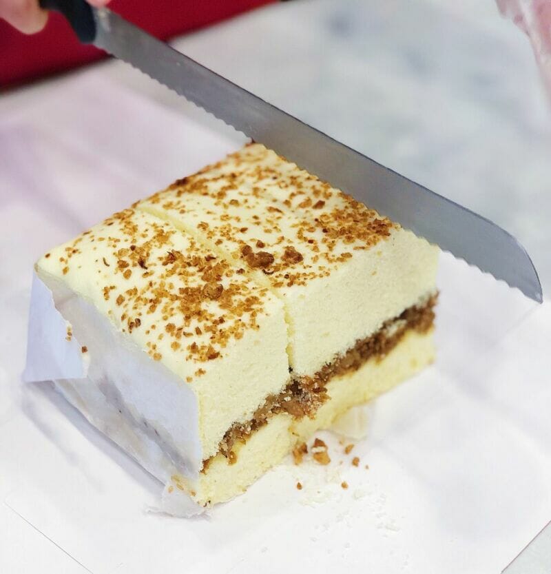 新竹城隍廟美食淵明餅舖水蒸蛋糕