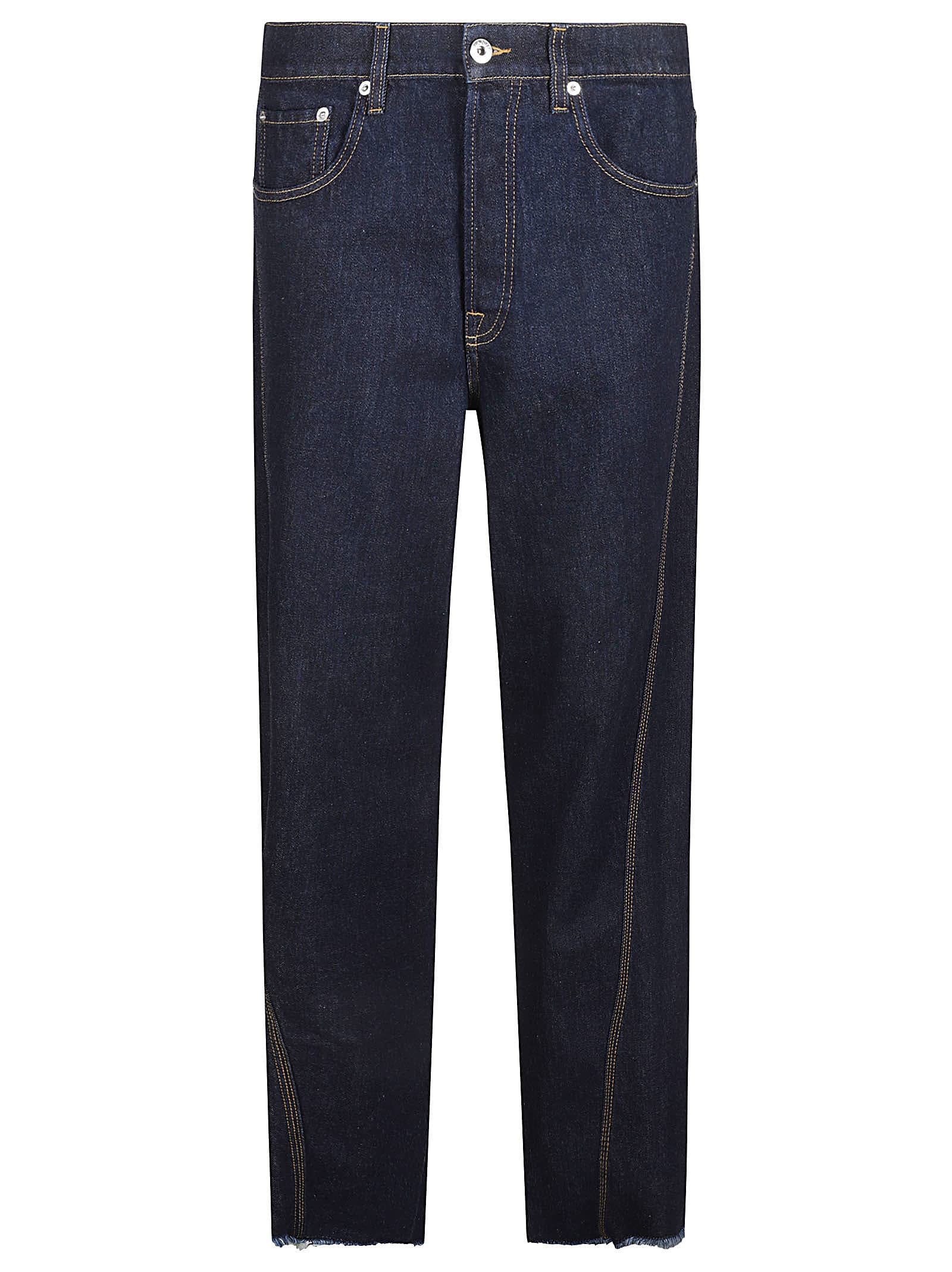 Lanvin Wide Straight Leg 5 Pockets Jeans