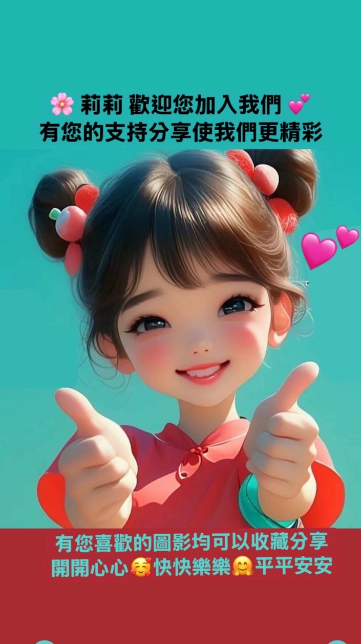 共享歡樂 傳播愛 莉莉 ⭐️ 勵志 早安 愉悅 圖影 分享  早午晚安節慶問候