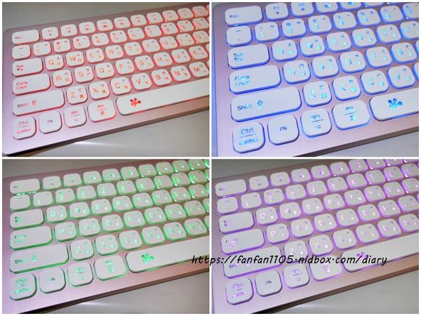 【鋁合金鍵盤推薦】B.FRiEND玫瑰粉鋁合金鍵盤 #超薄機身 #靜音無痕按鍵設計 #七彩背光 超美夢幻鍵盤 (14).jpg