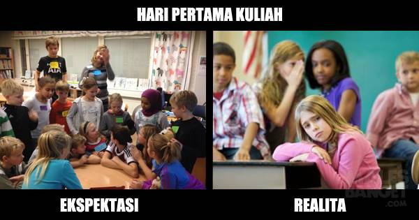 Ekspektasi vs Realita Hari Pertama Kuliah