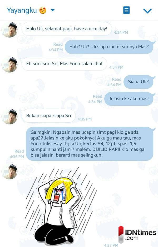 22 Tipe Pacar dari Caranya Membalas Chat Pacarmu yang Mana