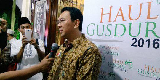 Ahok di Haul Gus Dur ke 7. ©2016 Merdeka.com