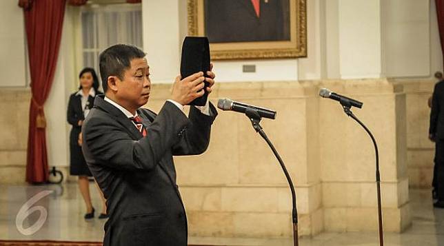20161014-Presiden Joko Widodo Lantik Menteri dan Wakil Menteri ESDM -Jakarta