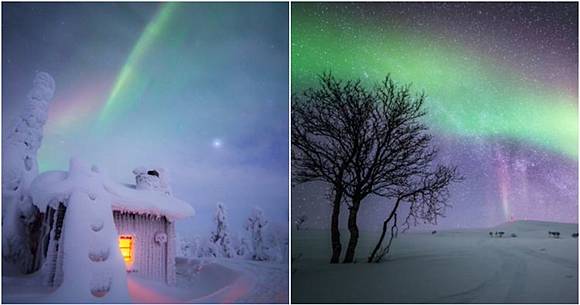 12 Foto indahnya musim dingin bertabur cahaya di Finlandia, keren abis