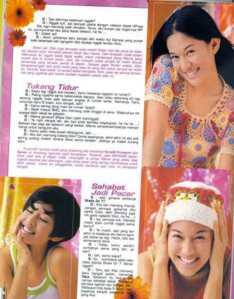 Foto-Foto Dian Sastro di Sampul Majalah Gadis, Awet Cantik