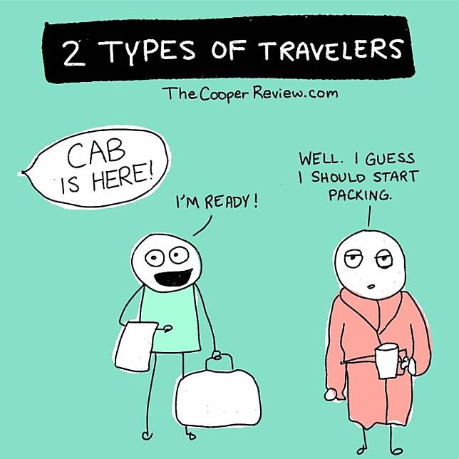 Ini Dia Ilustrasi 2 Macam Tipe Traveler Di Dunia. Kamu Yang Mana Ya?