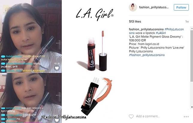 Jadi Artis Hits, Ini Harga 6 Alat Makeup Prilly Latuconsina