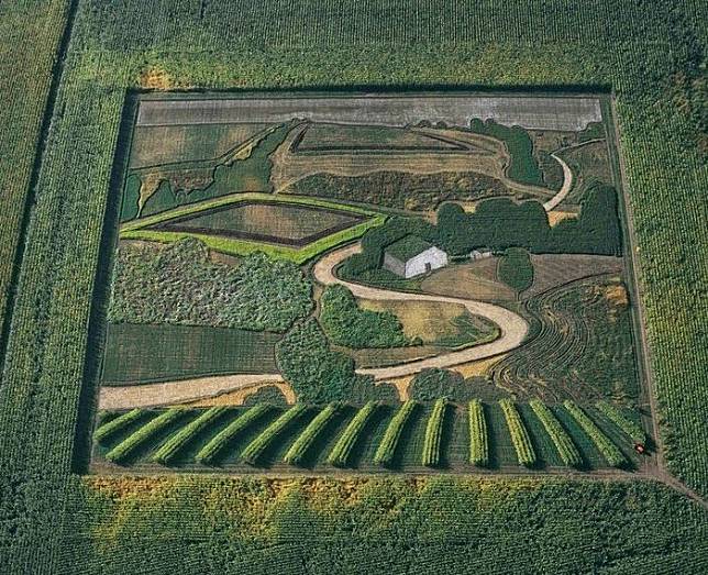 Dahsyat! Seniman Ini Bikin ‘Crop Circle’ Berukuran Raksasa Yang Super Keren