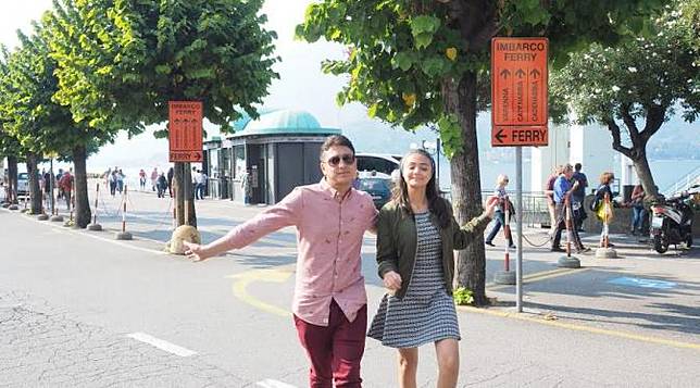 Dimas Anggara dan Amanda Rawles