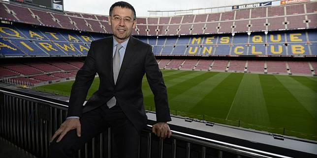 Josep Maria Bartomeu (c) AFP