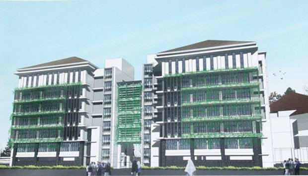 Gedung Twin Tower UMY. dok/umy.ac.id KOMUNIKA ONLINE