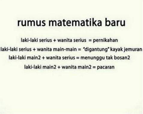 Soal Matematika Lucu Kunci Dunia