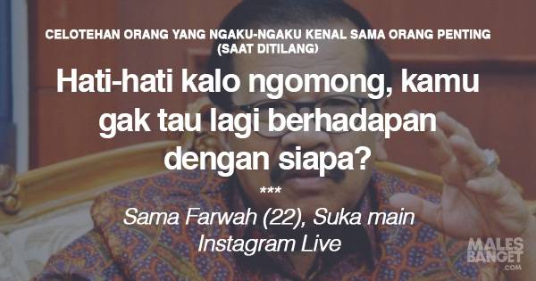 9 Celotehan Orang yang Ngaku-ngaku Kenal Sama Pejabat Saat Ditilang