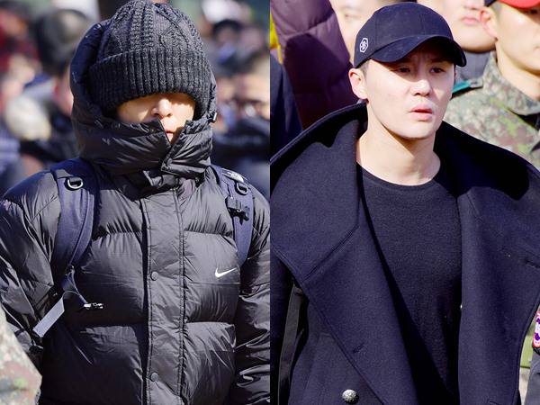 Serba Hitam, Gagahnya T.O.P Big Bang dan Junsu JYJ di Upacara Wamil!