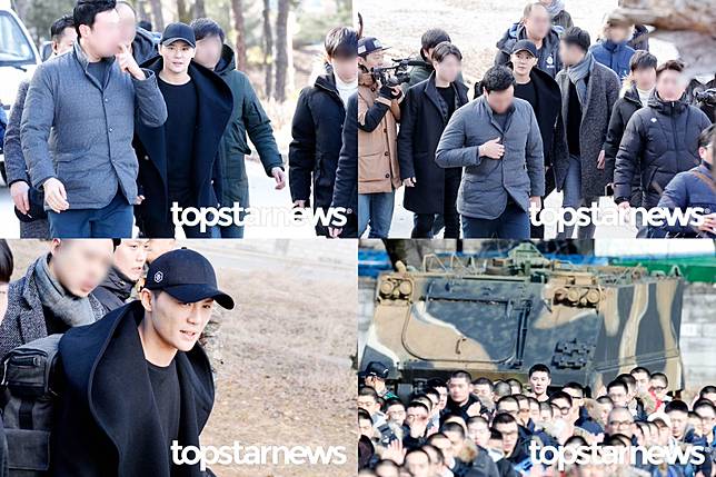 Serba Hitam, Gagahnya T.O.P Big Bang dan Junsu JYJ di Upacara Wamil!