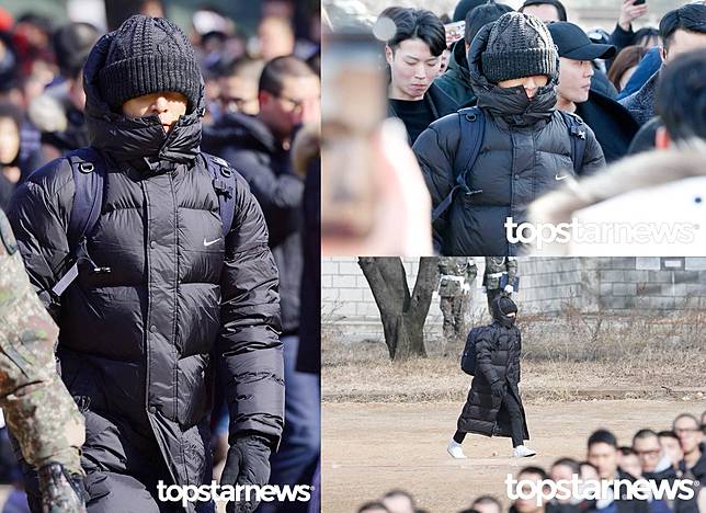 Serba Hitam, Gagahnya T.O.P Big Bang dan Junsu JYJ di Upacara Wamil!