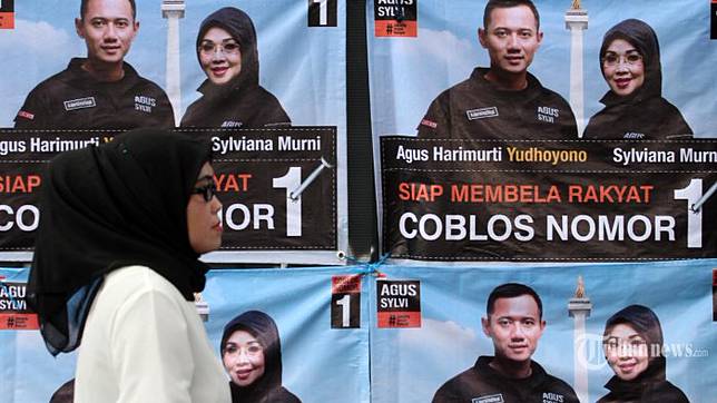 Agus Yudhoyono Umrah saat Minggu Tenang, Sylviana Murni Cukup di Jakarta Saja